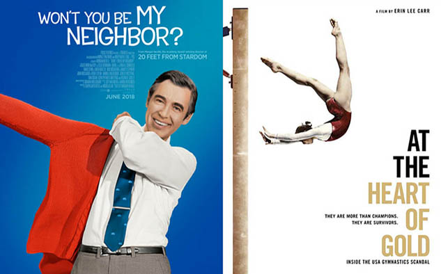 En julio se estrenarán“Won’t you be my Neighborhood” y “At the Heart of Gold: Inside the USA Gymnastics Scandal”