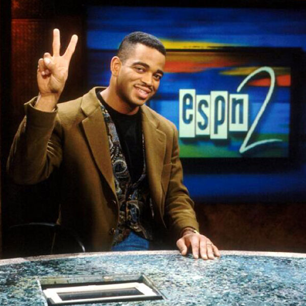 Scott en 1993, en su ingreso a ESPN2