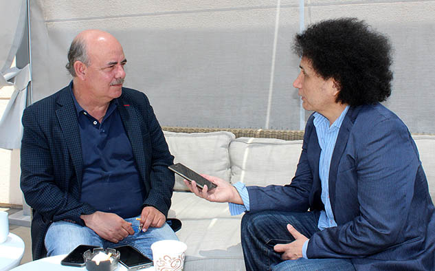 Fernando Gaitán en una entrevista concedida al editor responsable de The Daily Television, Omar Méndez.