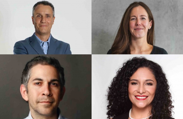 Coordinadores de los talleres: Enrique Darriba (Showrunners), Georgina Borbolla (Herramientas financieras); Luis Ochoa Gómez (Inteligencia Artificial en la Postproducción de Cine y Series) y Adriana Castillo (Estrategia de Contenidos: del desarrollo a la venta).