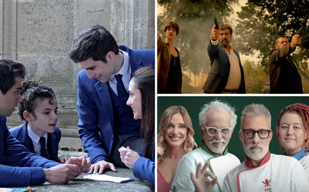 The Boarding School: Las Cumbres, Los Hombres de Paco y El discípulo del chef, complementan la oferta.