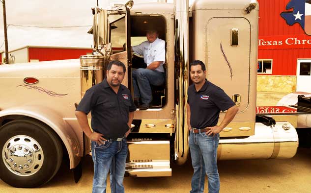Los hermanos Raúl y Rolando Méndez de Texas Trocas.