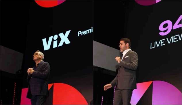 Pierluigi Gazzolo, CEO de ViX, e Ignacio Meyer, presidente de Univision Networks Group
