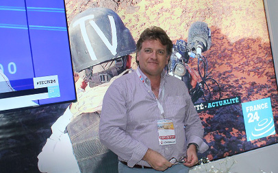 Olivier Mortier, director de la red de radio y televisión de France Médias Monde para América Latina y el Caribe.