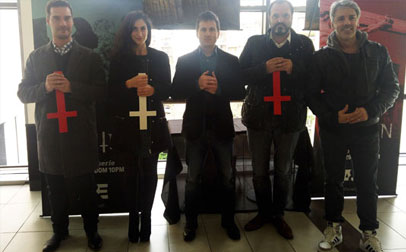 Equipo A&E, avant premiere Damien, Buenos Aires