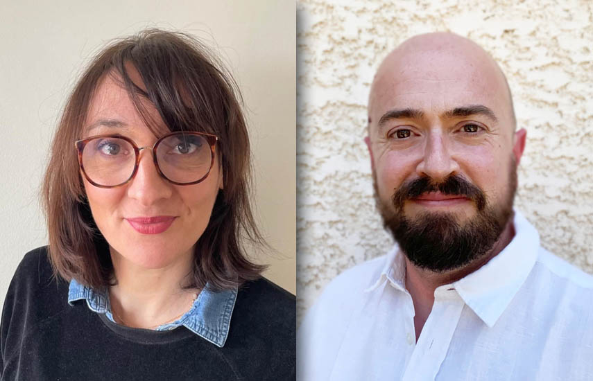 Dorothée Lanchier, nueva directora general adjunta de Xilam Group, y Jean Cayrol, nuevo director creativo del grupo.