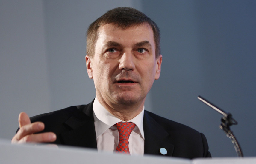 Andrus Ansip, comisionado para el Mercado Único Digital de la Unión Europea