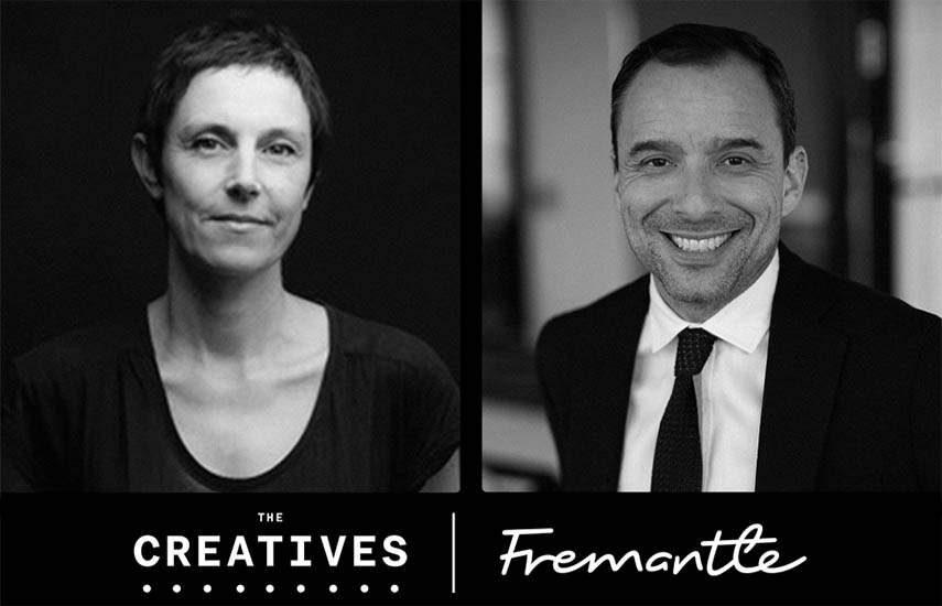 Carole Scotta, cofundadora de Haut Et Court, y Christian Vesper, presidente de Global Drama de Fremantle.