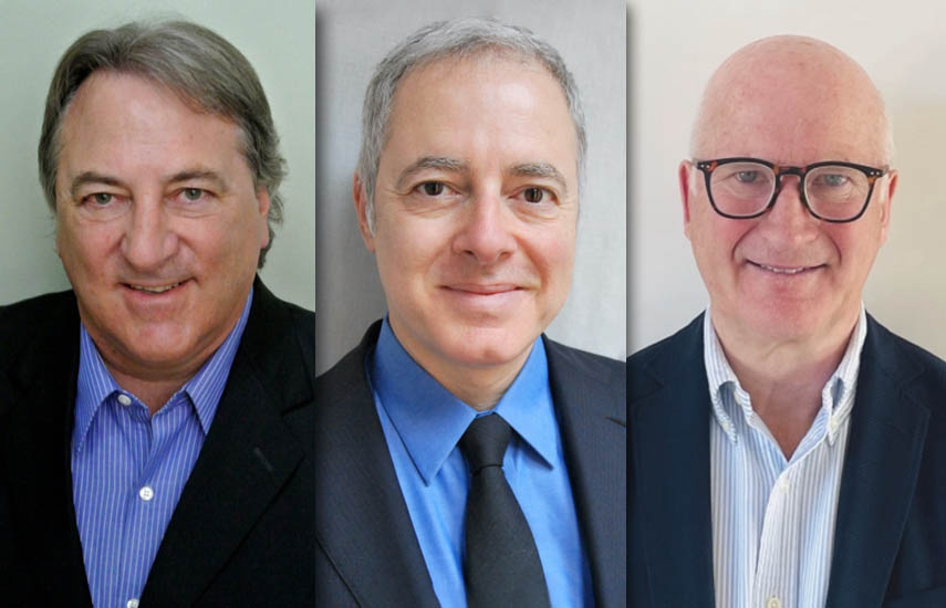 Gary Marenzi, fundador y CEO de Marenzi & Associates; Giovanni Pedde y Stephen Tague.