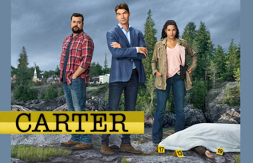 Carter narra las aventuras de Harley Carter, un actor que hace el papel de detective en un programa de TV