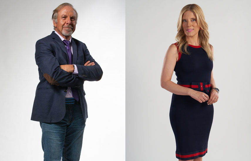Fernando Paulsen y Mónica Rincón.