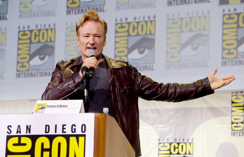 Conan O’Brien convirtió el Comic-Con en residencia para su show de late-night por la señal TBS