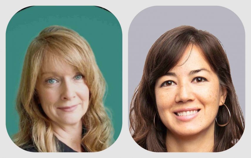 Connie Hodson, de Little Dot Studios, y Kelly Wright, de Keshet International
