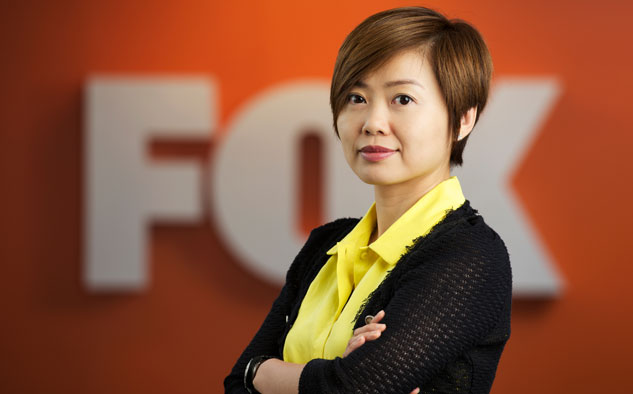 Cora Yim, vicepresidente de Fox International Channels en la región, con base en Hong Kong.