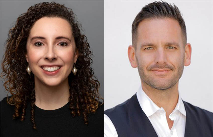 Elizabeth Newman, VP de Adquisiciones Creativas y Jordan Moblo, director de Adquisiciones Creativas.