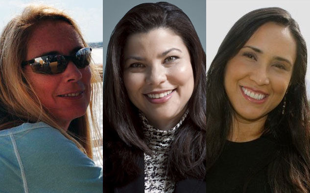 Elisabete Schaffler, Luisa Valor-Casali y Dainira Falk