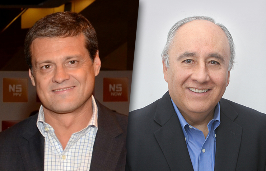 Eduardo Mandía, director comercial y de Programación de Nuevo Siglo y Miguel Torres-Bohl, director de Ventas y Marketing para América del Sur y el Caribe de Castalia Communications.