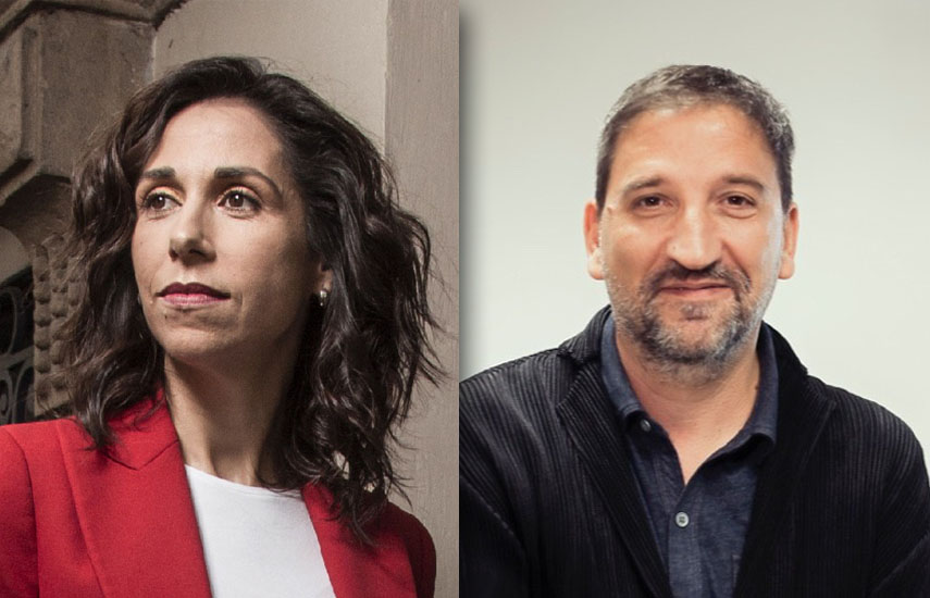 Fidela Navaro, CEO de Dopamine, y Javier Pérez de Silva, CEO de Beta Entertainment España. 