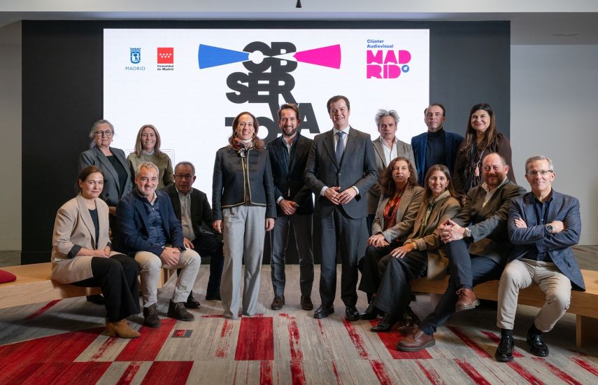 Foto de familia, tras la presentación del nuevo Observatorio.