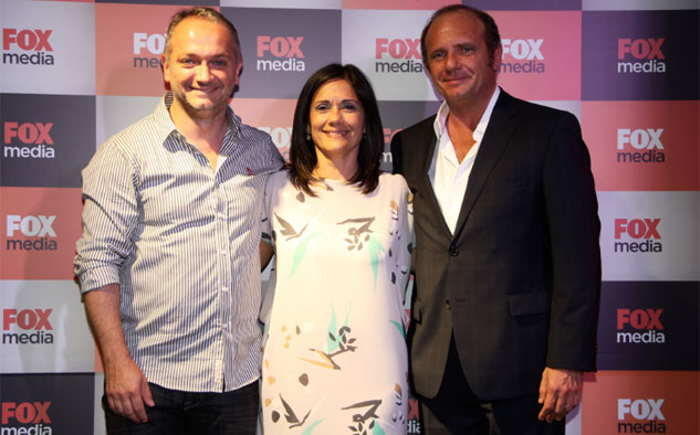 Pablo Cancelliere, director ejecutivo de Marketing de Cono Sur de Fox Latin American Channels; Cristina Furelos, VP de Commercial Partnerships de FIC Argentina; y Sergio Veiga, VPS y general manager de FIC Cono Sur.