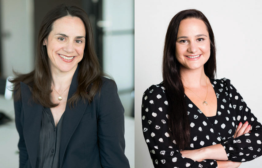 Angela Neillis, nueva vicepresidenta sénior de Contenido Sin Guion, y Rebecca Dundon, vicepresidenta de Contenido con Guion. 