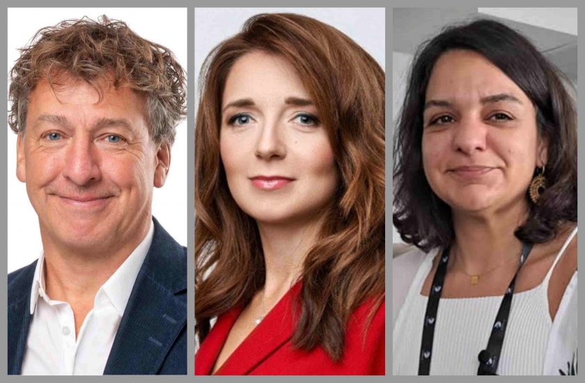 Fredrik af Malmborg, Irina Divnogortseva y Sibel Levendoglu Martin.