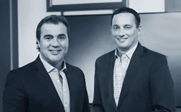 Los nuevos conductores del programa Guillermo Poggi y Fernando Carlos.