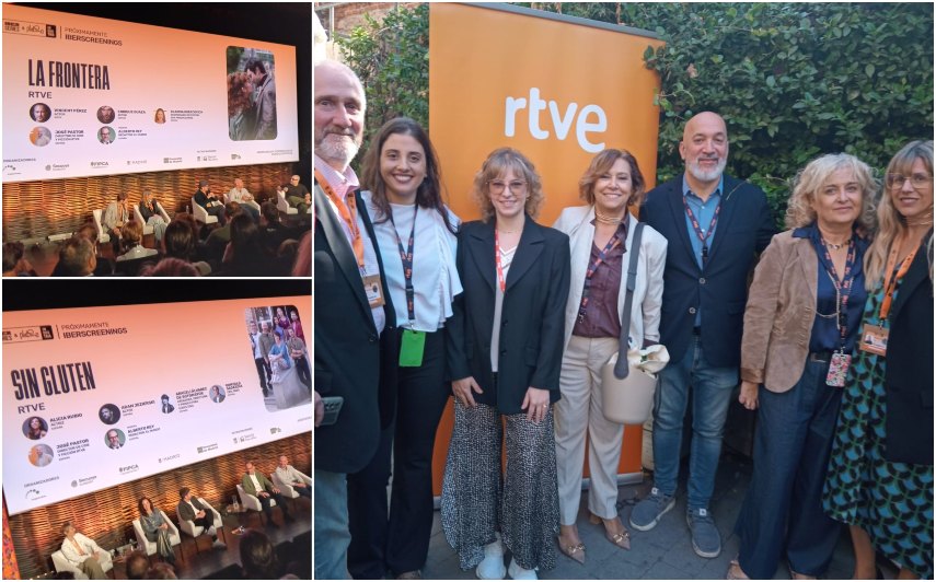 Las dos nuevas series fueron presentadas por el equipo comercial de RTVE en Matadero Madrid.