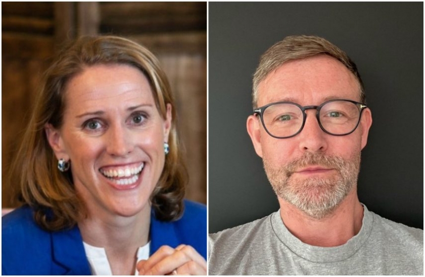 Ruth Berry, presidente de Global Partnerships y Zoo 55 de ITV Studios, y Will Scougal, responsable de Studio 55