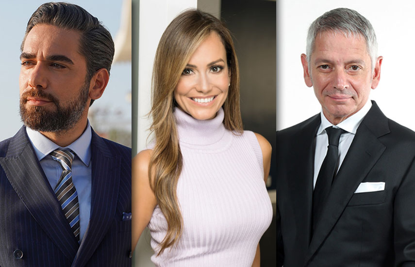 Kadir Doğulu, Lisette Osorio y Can Okan.