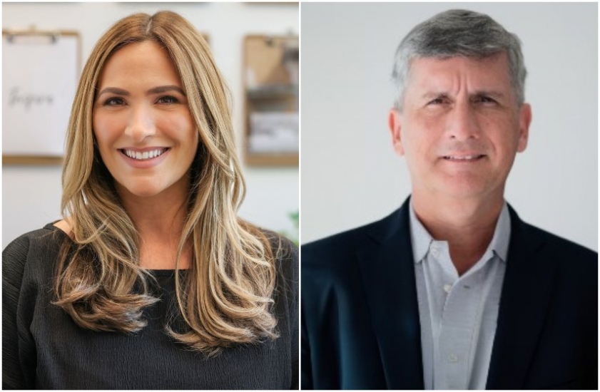 Daniela Martínez, vicepresidente ejecutiva de Programación & Ad Sales, y Juan Antonio Fernández, CEO y fundador de World Media Pictures