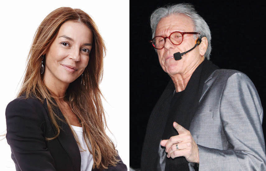 Laura Fernández Espeso, directora de Contenido Internacional de Mediapro y Patricio Wills, presidente y Head of Studio de Televisa Estudios.
