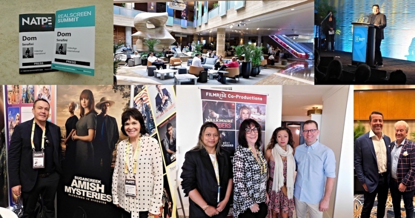 Dos acreditaciones por el precio de una; sillas por todas partes: Cris Abrego, cofundador y CEO de Hyphenate Media, ingresa en el Salón de la Fama de Realscreen. Desde NATPE: Chevonne O'Shaughnessy y Billy Dundee, de ACI; Desde las suites de NATPE: Jonitha Keymoore y Melissa Wohl de FilmRise con Jaimi West y Miles Jarvis de Phoenix TV. Desde la sala de conferencias de NATPE: Dan Cohen, director de Content Licensing de Paramount Global, y el escritor Tony Robbins.