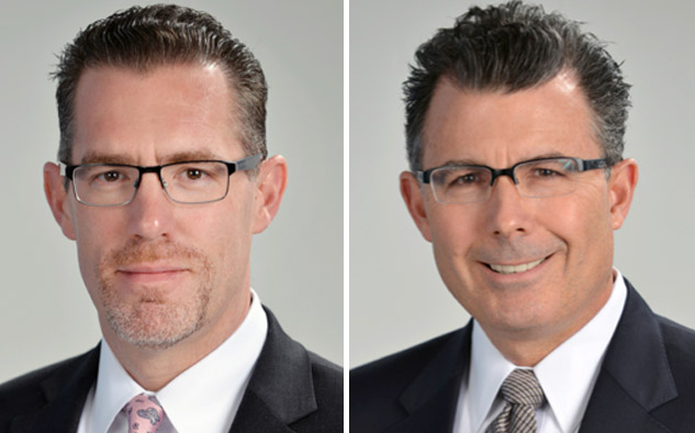 Michael DeMarco (izq) y Kurt Riegelman (der)