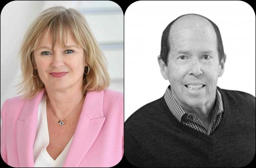 Lucy Smith, directora de MIPCOM Cannes y MIPJunior, y Rick Parkhill, fundador de Brand Storytelling.