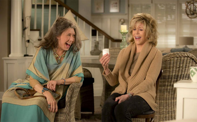 Melissa Moseley/Netflix Lily Tomlin y Jane Fonda en Grace and Frankie