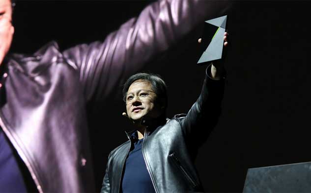 Jen-Hsun Huang presenta la nueva versión de la consola.