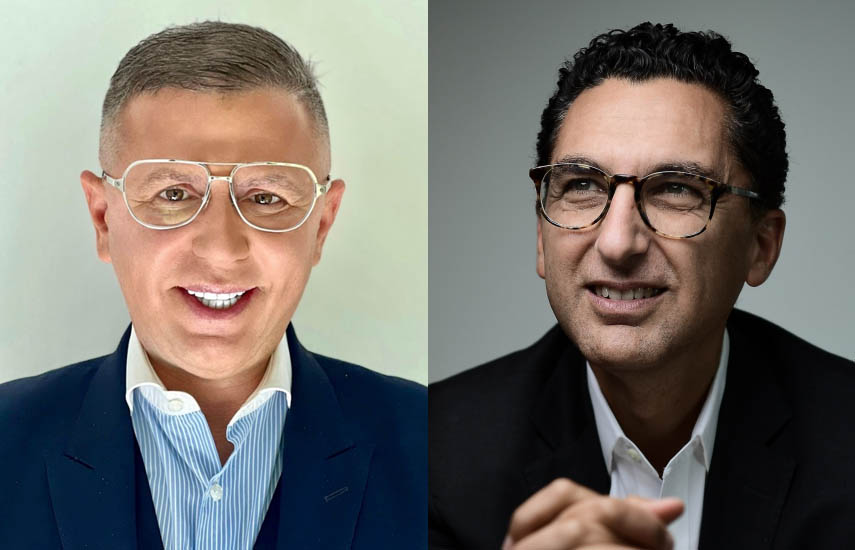 Raffaele Annecchino, presidente y CEO de ViacomCBS Networks International y Maxime Saada, presidente y CEO de Canal+ Group.