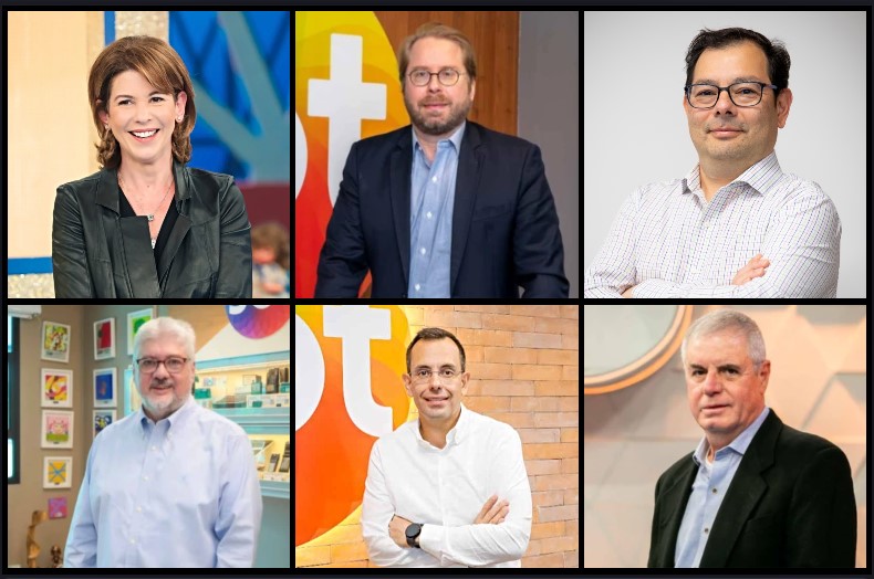 El nuevo comando: Daniela Beyruti, presidente; Fernando Justus Fischer, COO; Marcello Sassatani, CFO (arriba); Las tres nuevas superintendencias la encabezarán, León Abravanel, Vicente Varella, y Alfonso Aurin.
