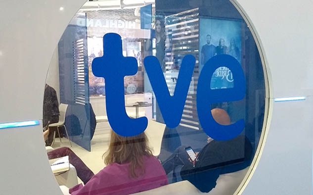 El booth de RTVE en MIPCOM 2019