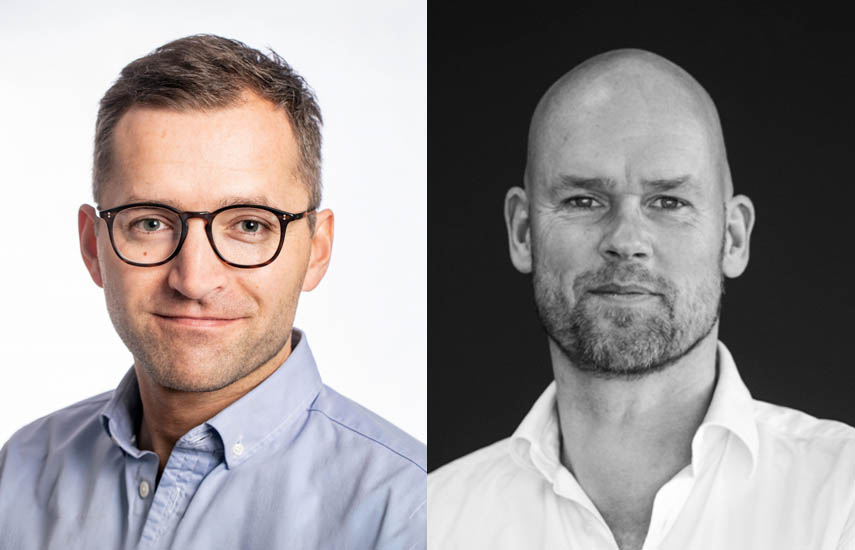 Tim Gerhartz, presidente y director ejecutivo de Red Arrow Studios International y Duurt Holman, director creativo de Stepping Stone Productions.