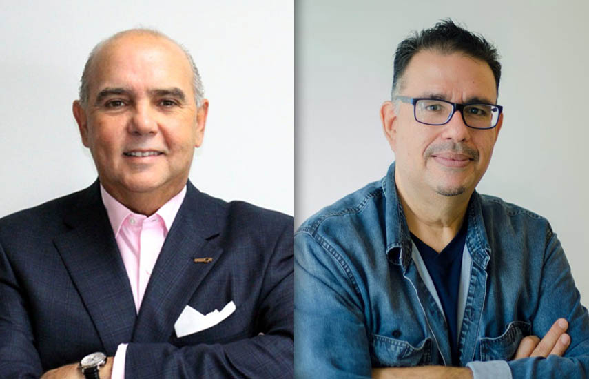 Luis Villanueva, presidente y CEO de Somos Films y Carlos Daniel Malavé, director, guionista y productor de la película.