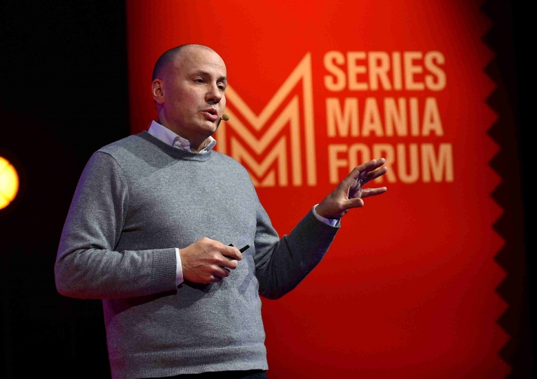 El presidente y CEO de Global Streaming & Games de Warner Bros. Discovery, JB Perrette, anunció el lanzamiento de Max en la jornada de cierre del Series Mania Forum 2024.