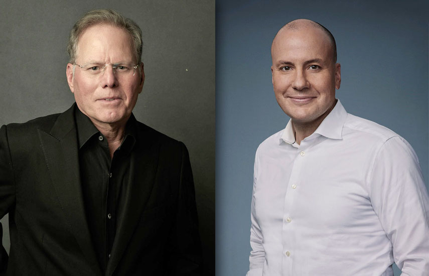 David Zaslav, CEO de Warner Bros. Discovery, y JB Perrette, CEO y presidente de Global Streaming and Interactive, división clave del grupo.
