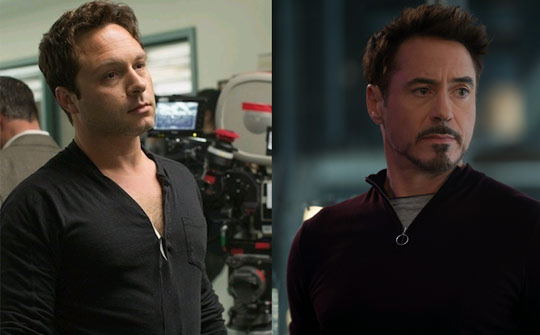 Nic Pizzolatto, creador de True Detective, y Robert Downey Jr