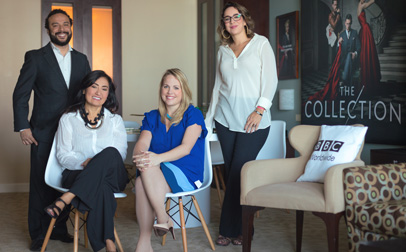 Luiz Eduardo Silva Soares, Paula Teruko, Anna Gordon y Carolina Alckmin.