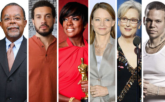 Henry Louis Gates, Jr. Viola Davis, Ezra Edelman, Jodie Foster, Meryl Streep, Residente