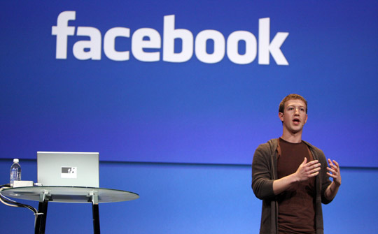 El CEO de Facebook, Mark Zuckerberg.